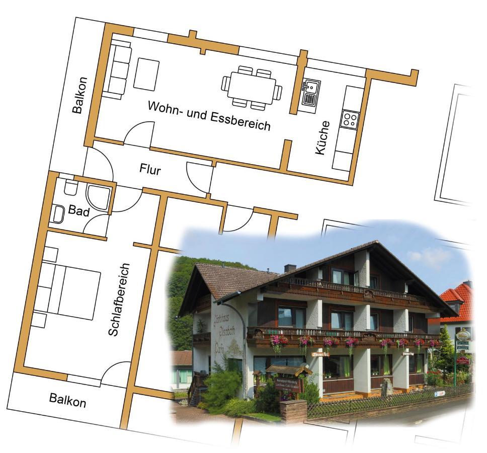 Gaestehaus Elisabeth Попенхаузен Екстериор снимка